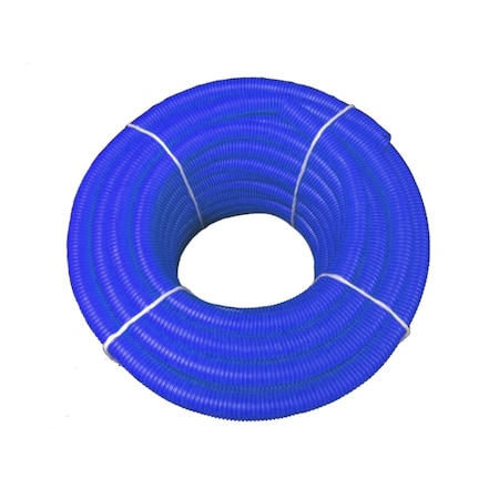 Kable Kontrol® Convoluted Split Wire Loom Tubing - 1 Inside Diameter - 100' Length - Blue